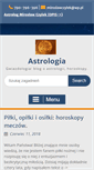 Mobile Screenshot of gwiazdologia.naszeszczescie.pl